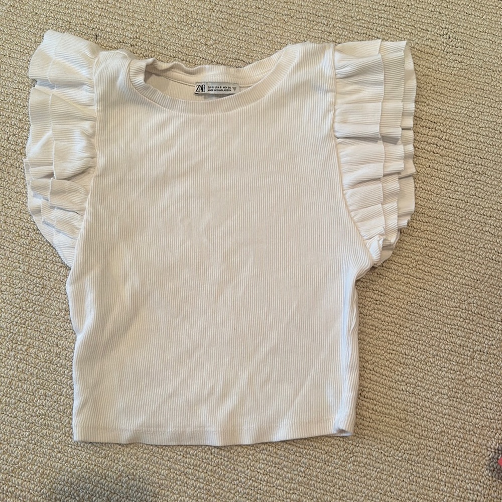 Zara ruffle top size S
